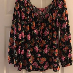 Betsey Johnson Floral Shirt